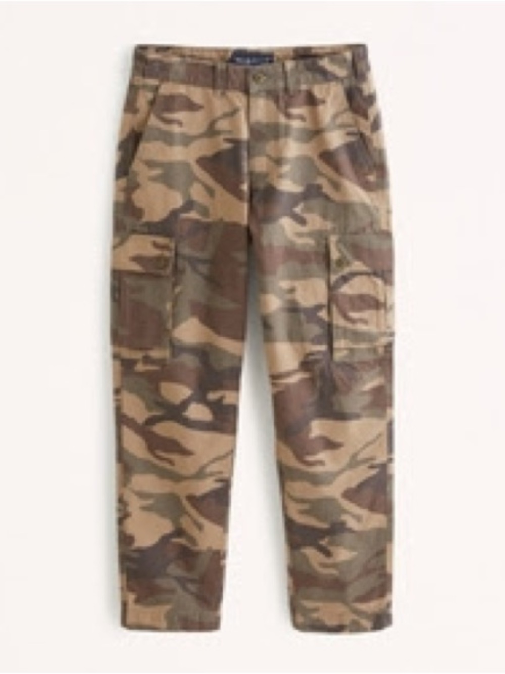 NWT Men’s  loose cargo pant camo green abercrombie